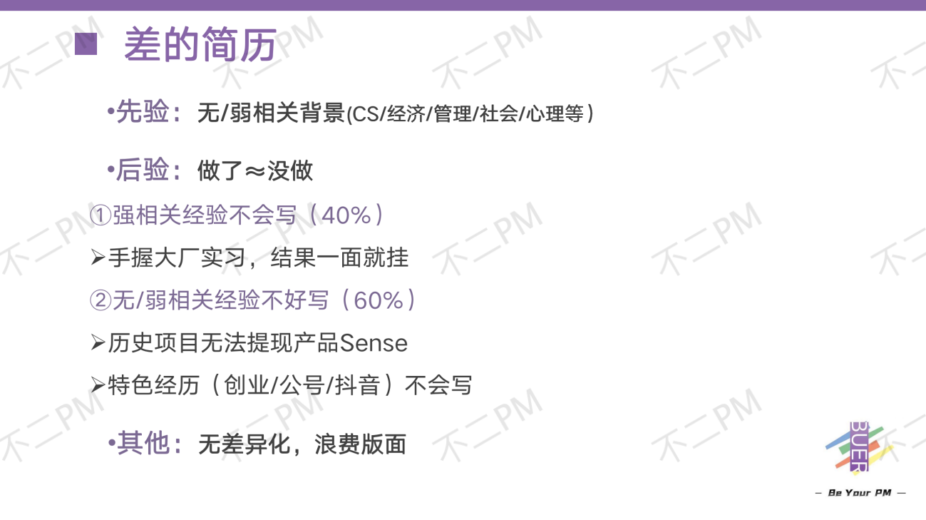 以产品思维，打磨产品经理的简历